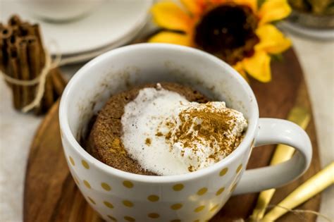 A Healthy Mug Cake-Paleo Cinnamon Coffee Mug Cake - Powered By Mom