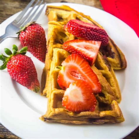 The Best Strawberry Waffles - Everyday Eileen