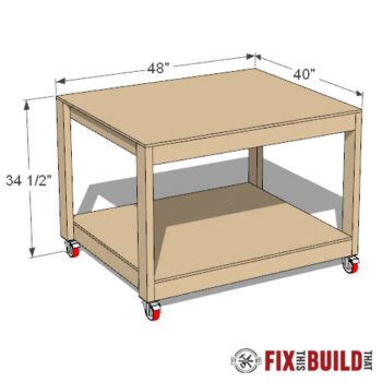 DIY Work Table Plan | Fix This Build That