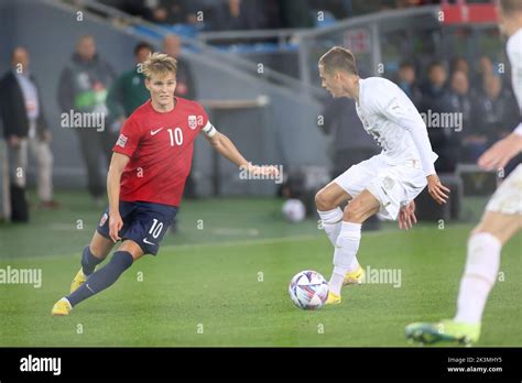 Oslo, Norway, 27 September, Norway's Martin Ødegaard , Credit: Frode ...