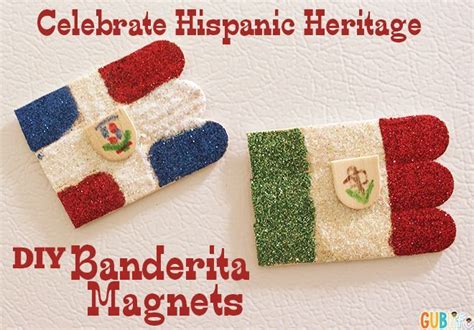 Celebrate Hispanic Heritage- DIY Banderita Magnets - GUBlife | Hispanic heritage, Hispanic ...