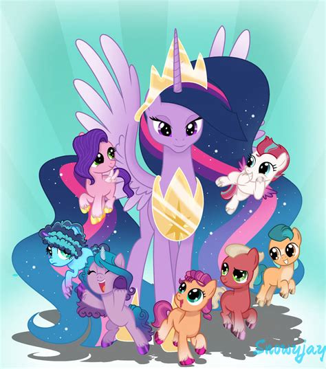 MLP [FanArt] The Children of the New Generation by SnowflakeFrostYT on ...