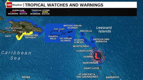 Weather forecast: Tropical storm warnings for parts of the Caribbean - CNN Video