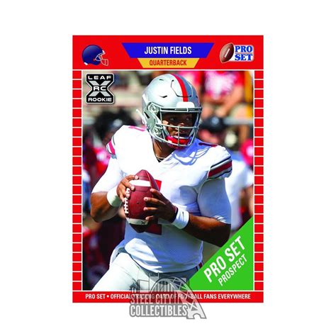 2021 Pro Set Justin Fields Rookie Card | Steel City Collectibles