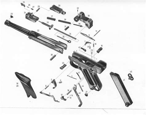 Hunting Sporting Goods Erma Luger .22 Firing Pin Spring Guide #Z-251 Gun Parts