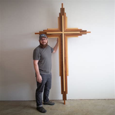 Large Wooden Church Cross – Dennehey Design Co.