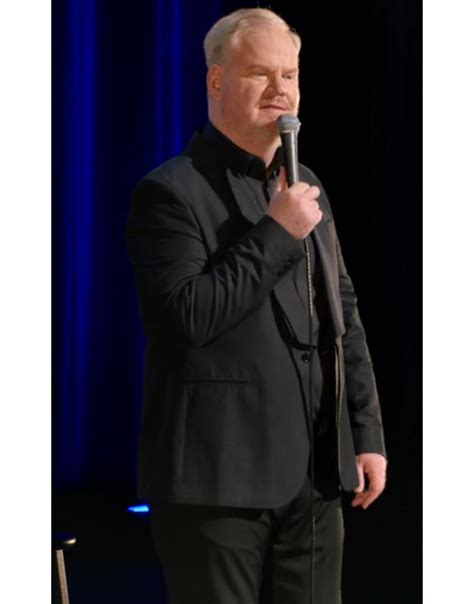 Dark Pale Jim Gaffigan Black Suit | Ultimate Jackets