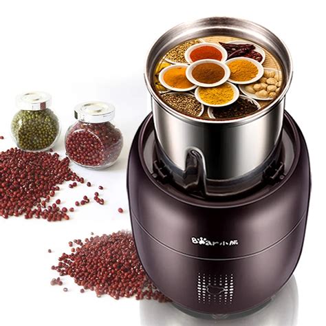 Bear 220V Electric Grinder Electric Miller Dry Food Grinder Machine-in Food Processors from Home ...