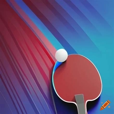 Dynamic table tennis poster design on Craiyon