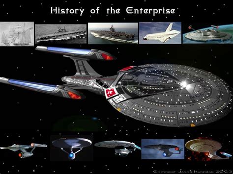 Enterprise History - Star Trek-The Next Generation Wallpaper (3983102 ...