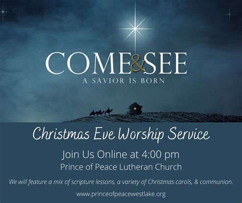 Dec 24 | Christmas Eve Worship Service | Westlake, OH Patch