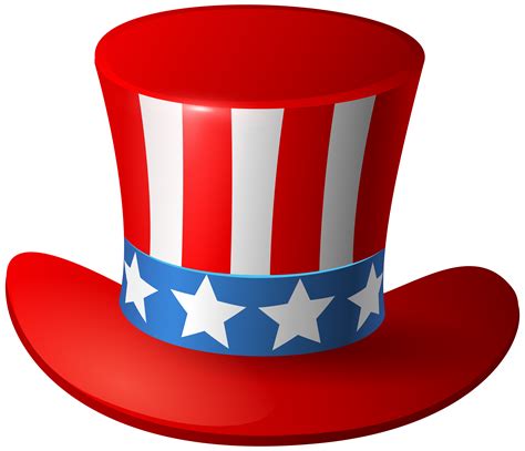 Uncle Sam USA Hat PNG Clipart Image | Gallery Yopriceville - High ...