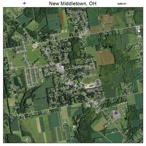 Aerial Photography Map of New Middletown, OH Ohio