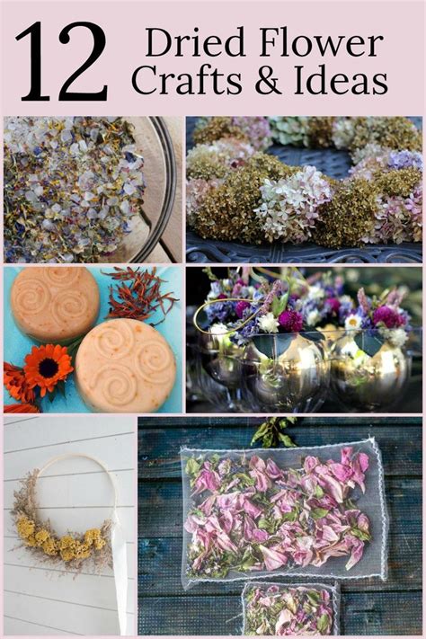 12 Beautiful Dried Flower Crafts and Ideas | Flower crafts, Dried flowers crafts, Dried flowers