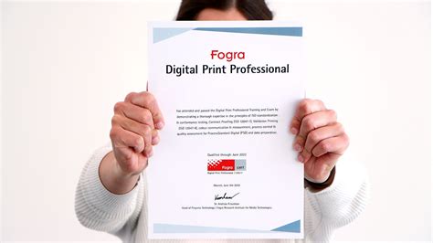 Fogra-certifications of Digital printing