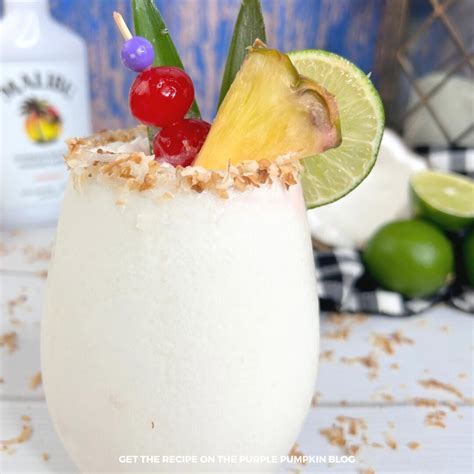 Best Malibu Rum Pina Colada Recipe: Frozen Coconut Cocktail