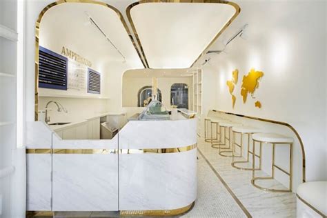 New Invention Ice Cream Shop Furniture White Frozen Yogurt Counter