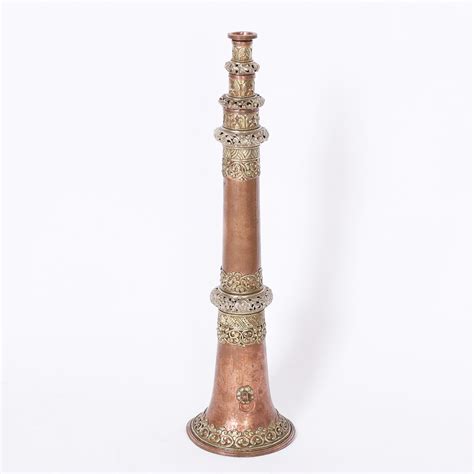 Antique Tibetan Telescoping Long Horn