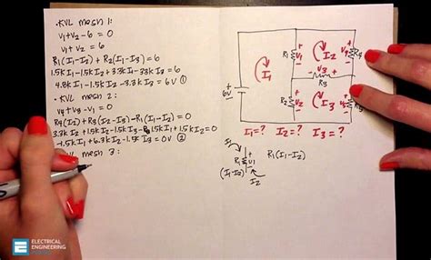 The Mesh Current Method For Analysis Of Electric Circuits | EEP