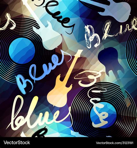 Blues music Royalty Free Vector Image - VectorStock