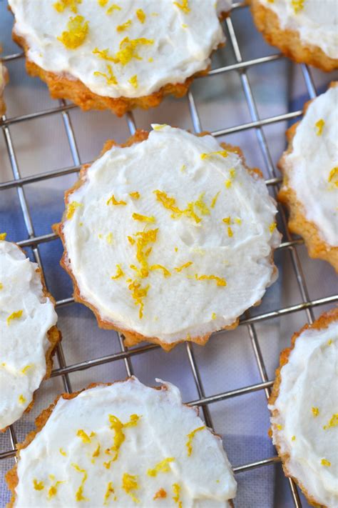 Lemon Cookies with Lemon Icing (Paleo - Vegan) | Every Last Bite