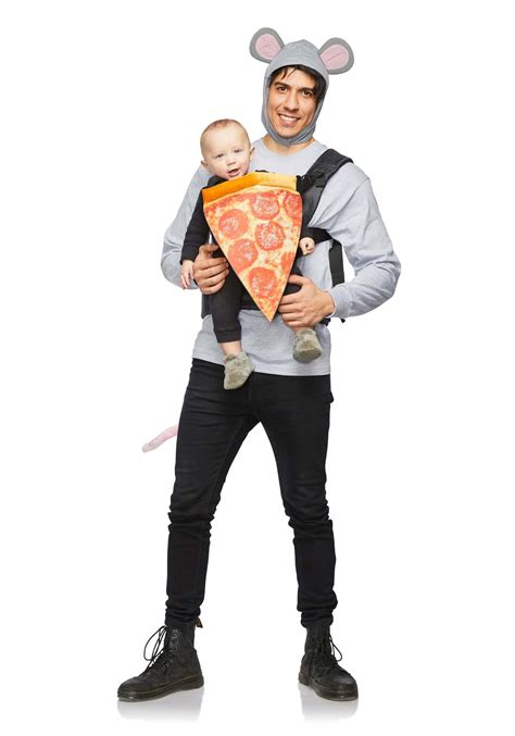 Rat and Pizza Baby Carrier Adult Costume