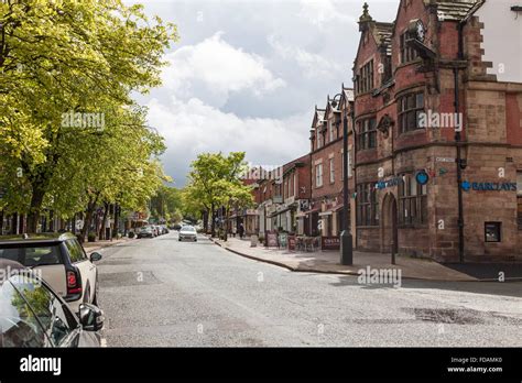 London Road and West Street Alderley Edge Cheshire England UK Stock Photo - Alamy