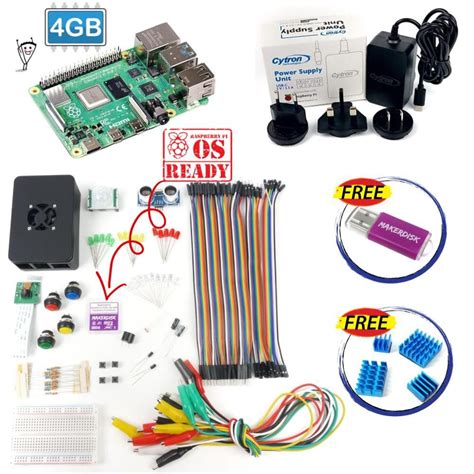 Raspberry Pi 4 Model B Beginner Kit