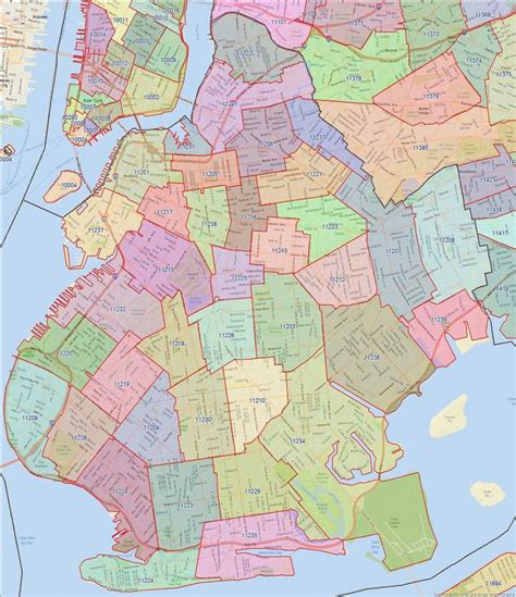 Brooklyn Zip Code Map - Printable Map Of Brooklyn - Printable Maps