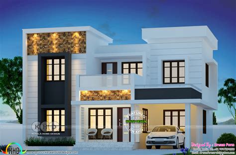 4 bedroom 1748 sq-ft modern home design - Kerala Home Design and Floor ...