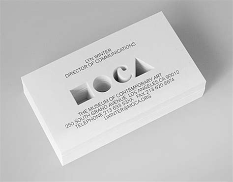 Minimalist Laser Cut Business Cards - The Design Inspiration | Business ...