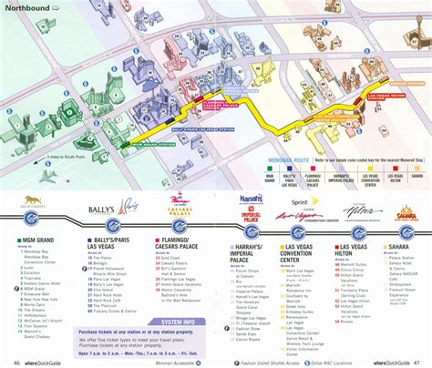 Printable Las Vegas Monorail Map