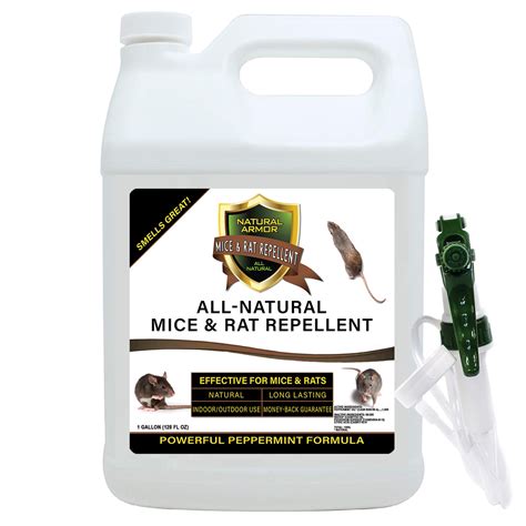 Mice & Rat Repellent -- GALLON (128oz) – Natural Armor