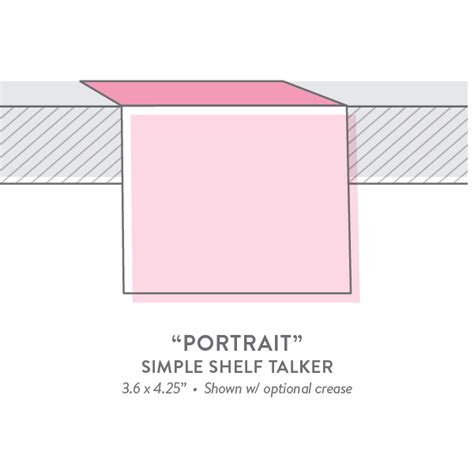 Shelf Talker Template