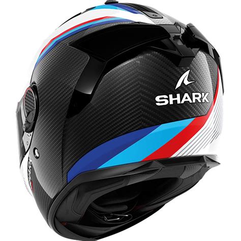 Shark Spartan GT Pro Carbon - Dakhta Carbon White / Blue / Red - FREE ...