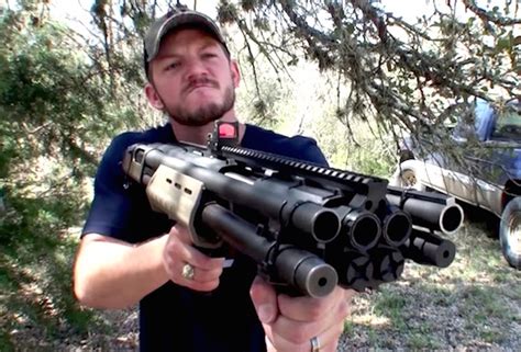 Check Out This Redneck Taping Four Guns Together To Make A Quad ...