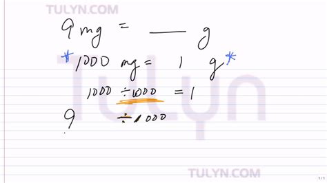 Conversion of Metric Units Milligrams to Grams - YouTube