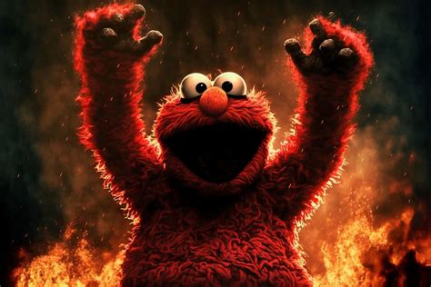 Elmo Burning In Fire Meme, Burning Elmo HD Wallpaper Pxfuel