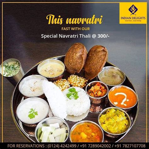 Dive in the authentic flavors of Navratri, with this outstanding ...