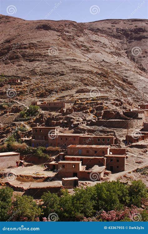 Moroccan village stock image. Image of construction, traditional - 43367955