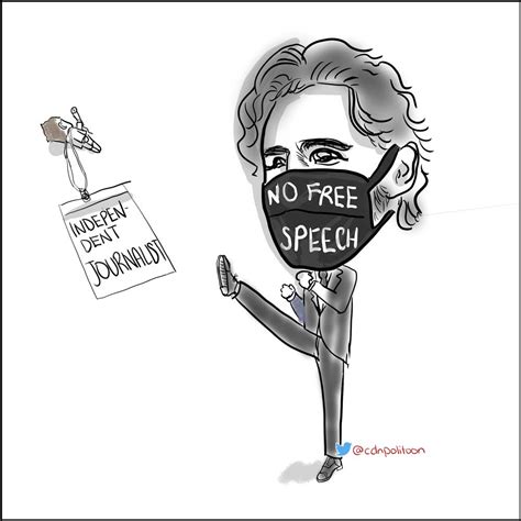 Justin Trudeau and Freedom of Speech – Canada Political Toons