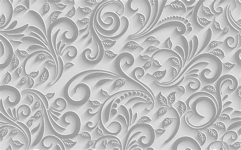 White floral pattern, Black and White Floral Vintage HD wallpaper | Pxfuel