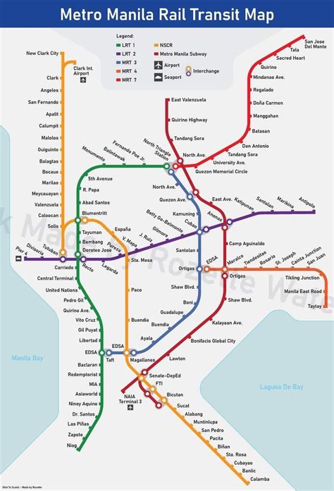 Future Rail Map of Metro Manila.... - Above The Philippines