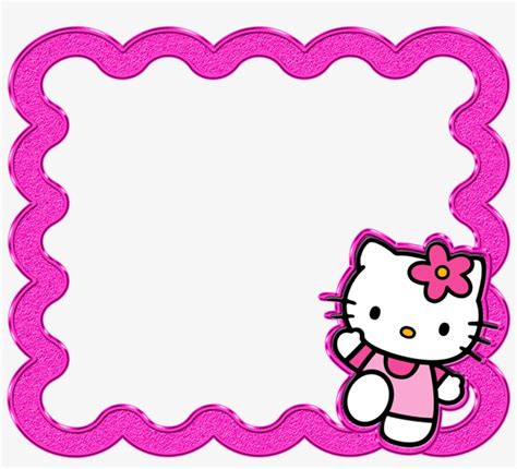 Borders, Images And Backgrounds - Hello Kitty Frame Png - 1000x900 PNG ...