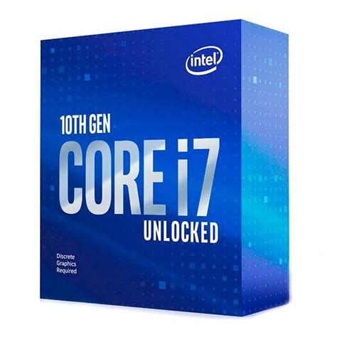 Processador Intel Core i7-10700KF, 8-Core, 16-Threads, 3.8GHz (5.1GHz ...