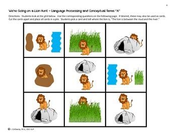 We're Going on a Lion Hunt! Language Companion Packet by Jennifer Callaway