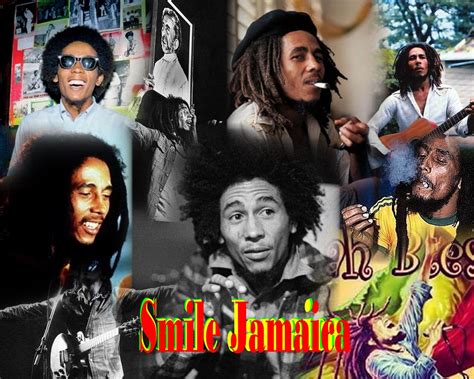 Bob Marley Smile Jamaica Wall Collage by Brammac Designs Most Beautiful People, Beautiful Things ...