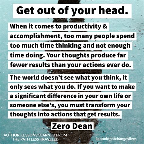 Get out of your head - Zero Dean