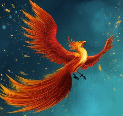 Phoenix by AliceKvartersson on deviantART | Phoenix painting, Mythical ...