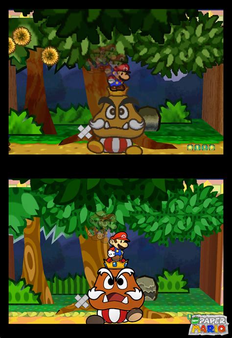 New Paper Mario Screenshot 032 - King Goomba by Nelde on DeviantArt